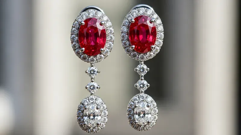 Boucles d'oreilles rubis et diamants : comment choisir ?