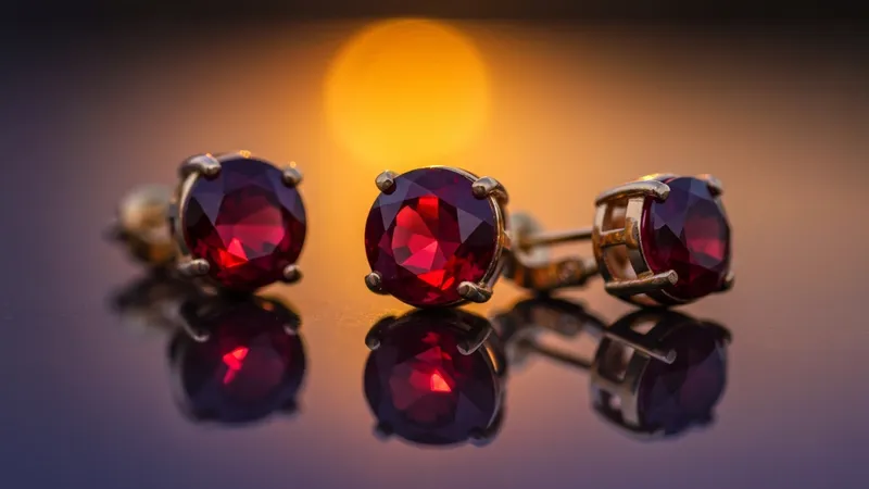 Boucle d'oreille rubis or 18 carats : guide d'achat