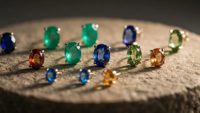 Boucles d'oreilles pierres multicolores : bien choisir