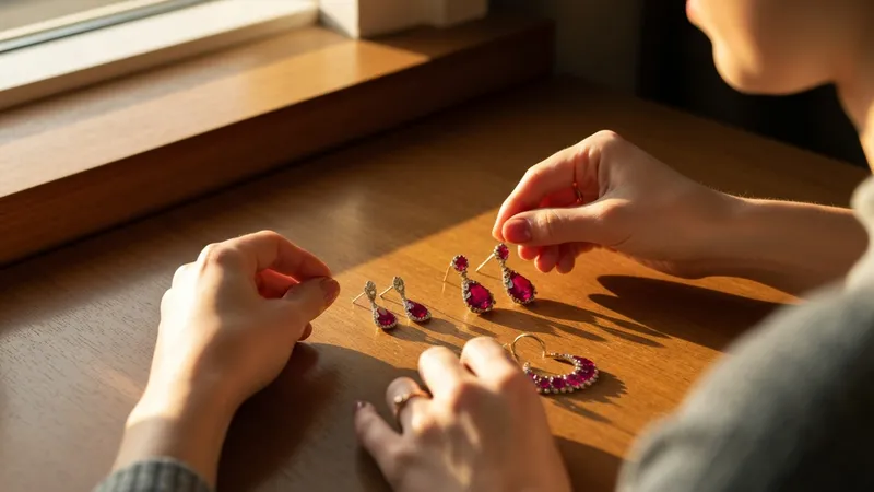 Boucles d'oreilles rubis selon l'usage : quel modèle choisir ?